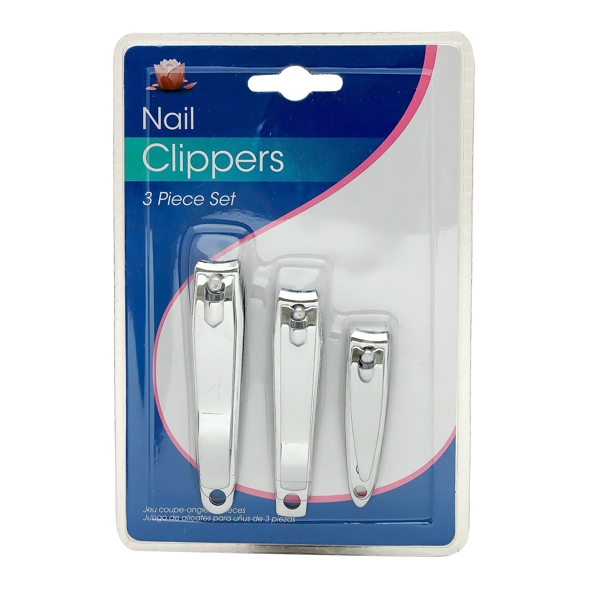 Nail Clippers St.Steel 3Pc Set