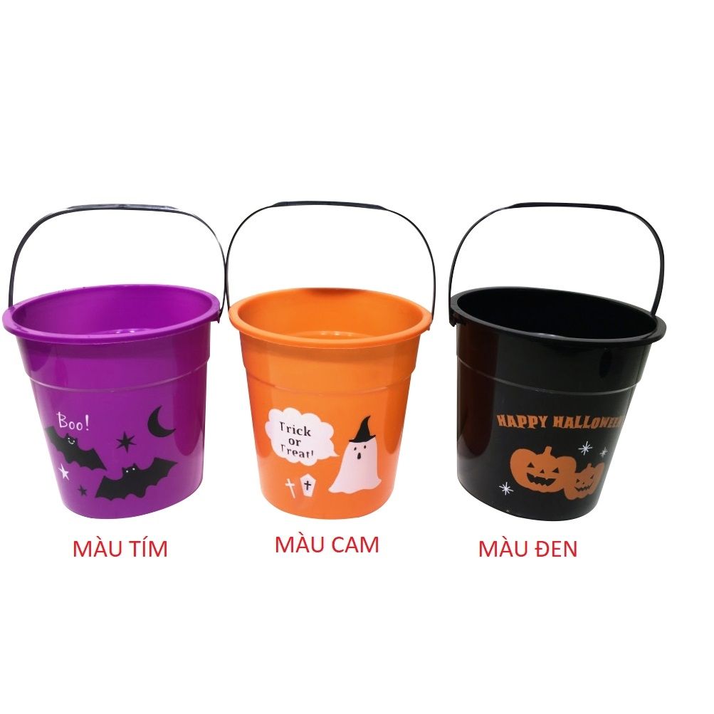 Xô Nhựa Halloween 3 Màu Uncle Bills UH00983