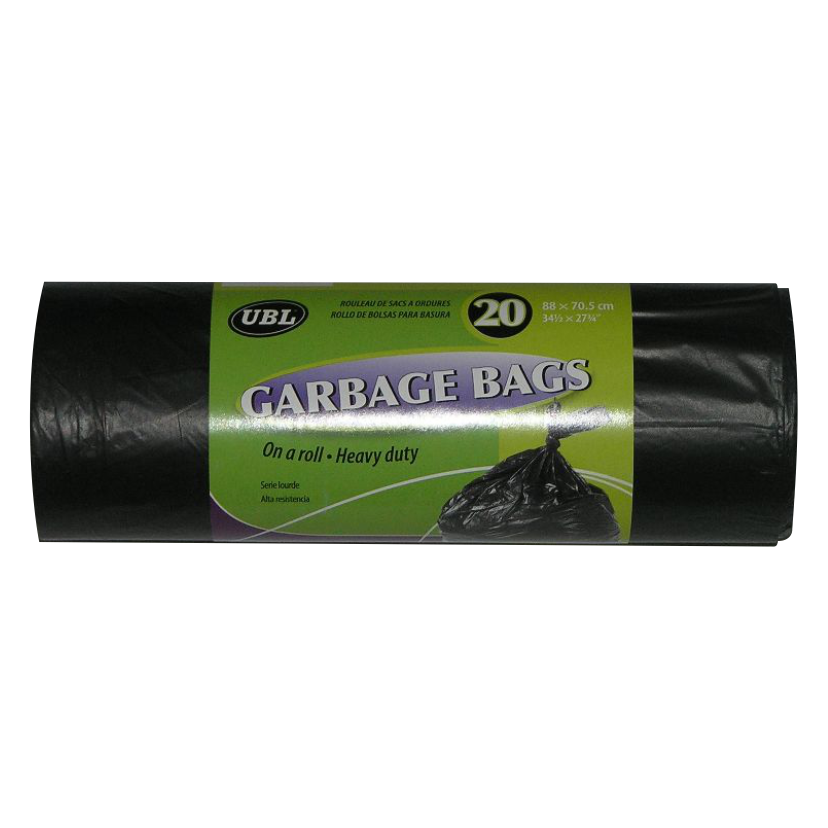 Garbage Bags Heavy Duty 54L 20Pk