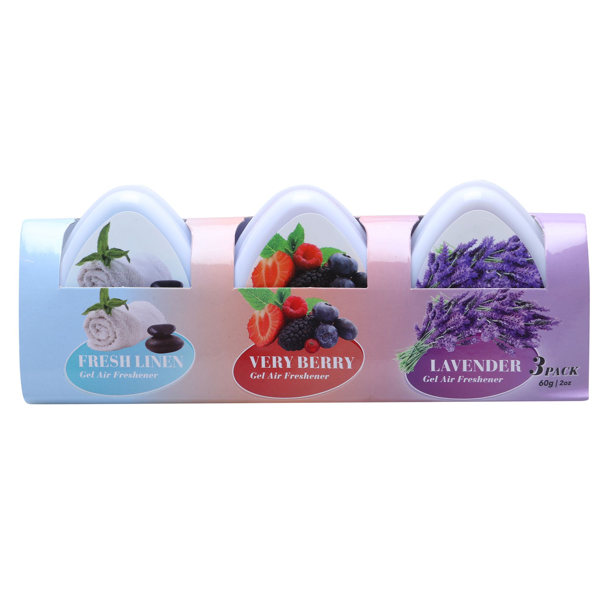 Gel Air Freshener Mini 3Pk 60G