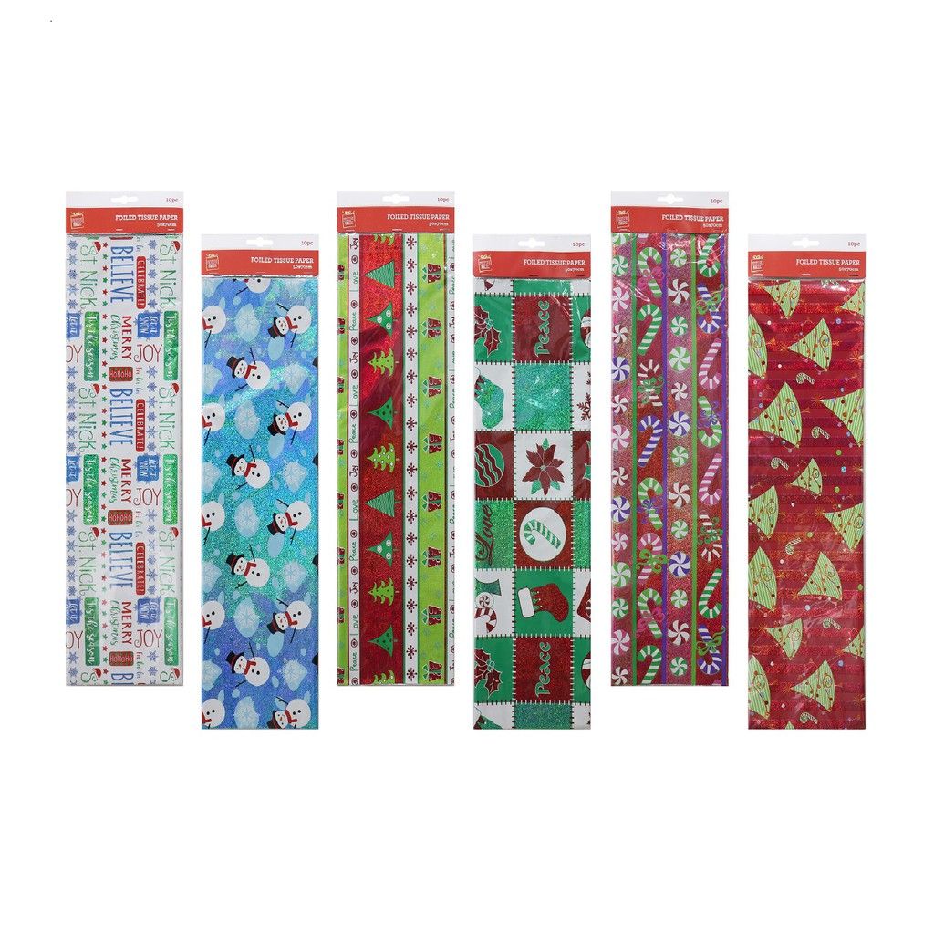 Giấy Bạc Trang Trí Bàn Ăn UBL XB4624 Trang Trí Giáng Sinh