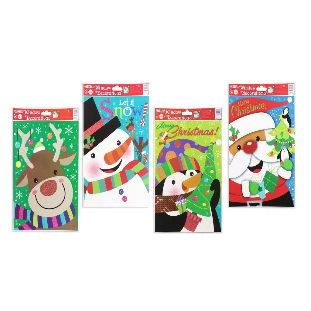 Cửa sổ Xmas kim tuyến UBL XB3355 - Giao ngẫu nhiên