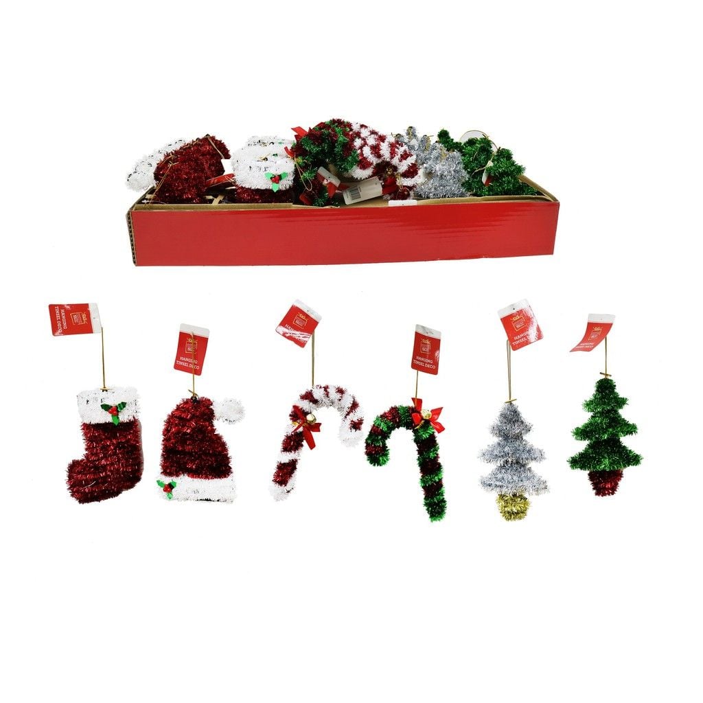 Phụ Kiện Trang Trí Cây Thông 6 Mẫu UBL XB0889 Trang Trí Giáng Sinh