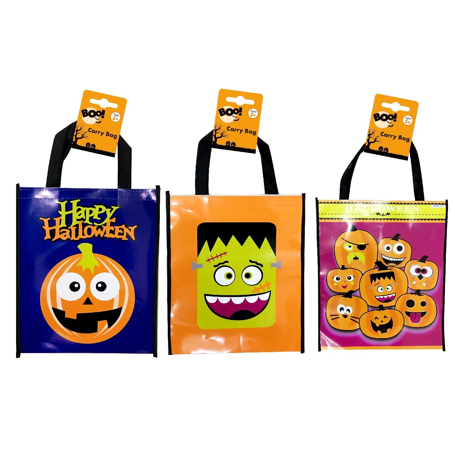 Túi xách hình hoạt hình 35.5 x 38cm  Halloween Uncle Bills UH00834