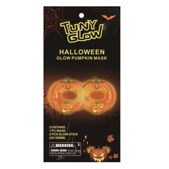Mặt Nạ Mắt Bí Ngô Phát Sáng Hóa Trang Halloween Uncle Bills UH01834