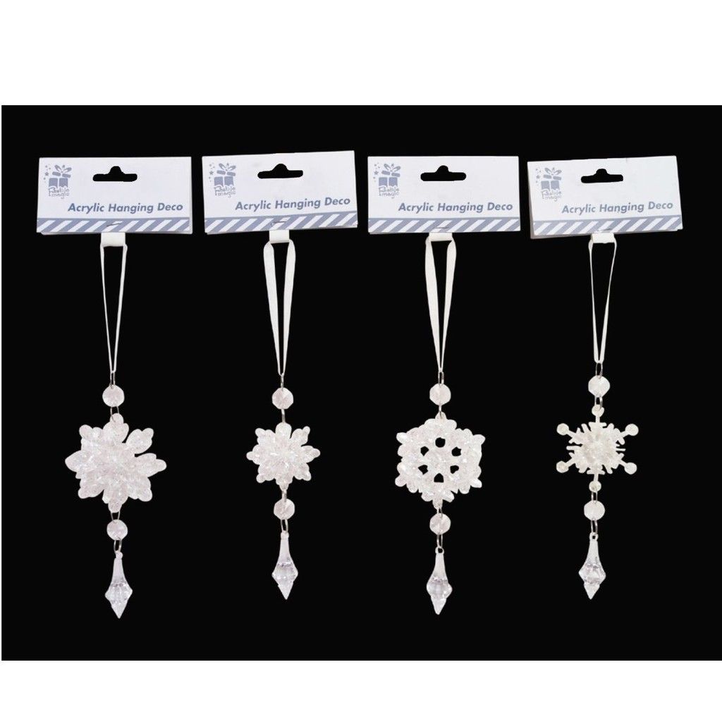 Bông tuyết treo trang trí 4 mẫu Uncle Bills  XB1161