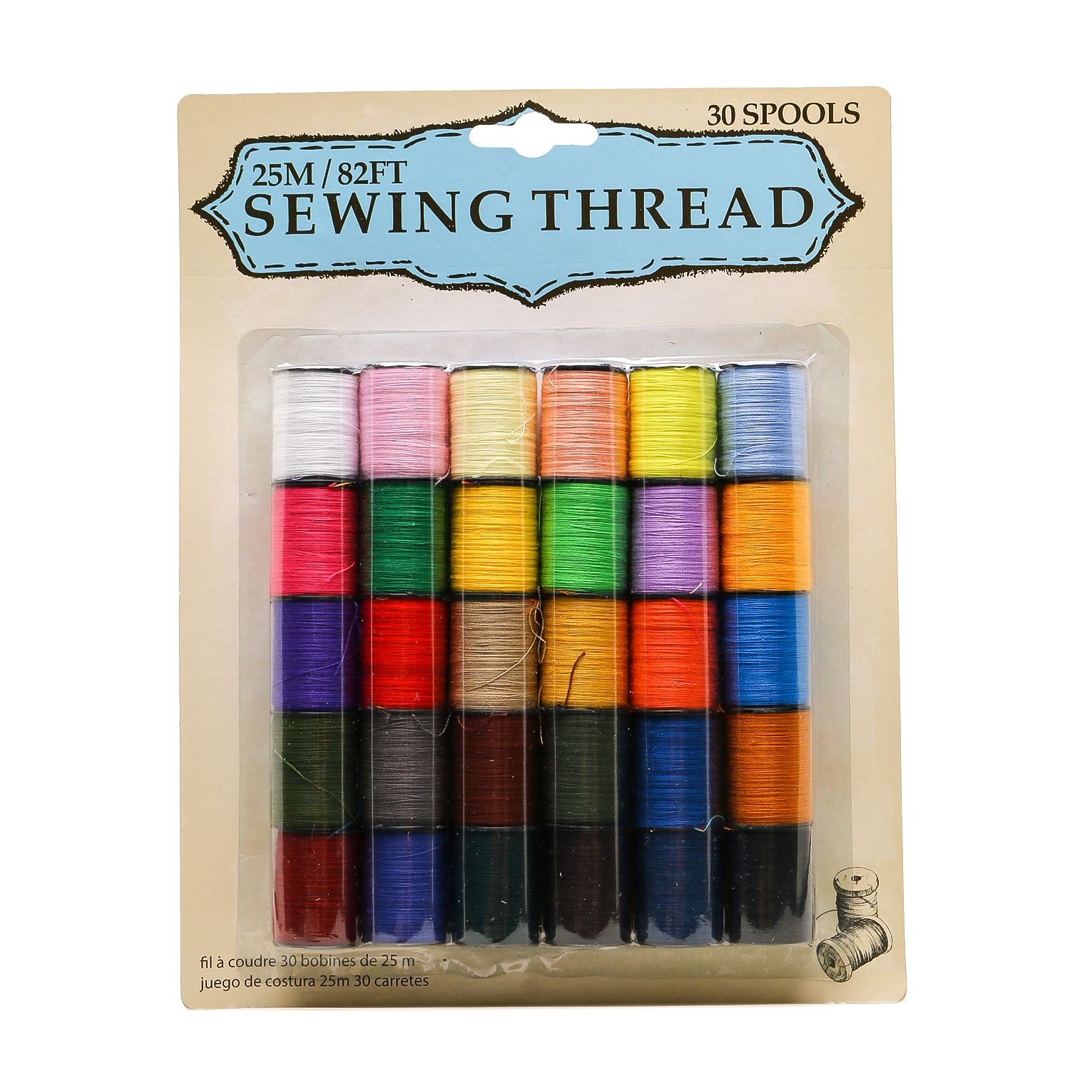 Sewing Thread 25M 30 Spools