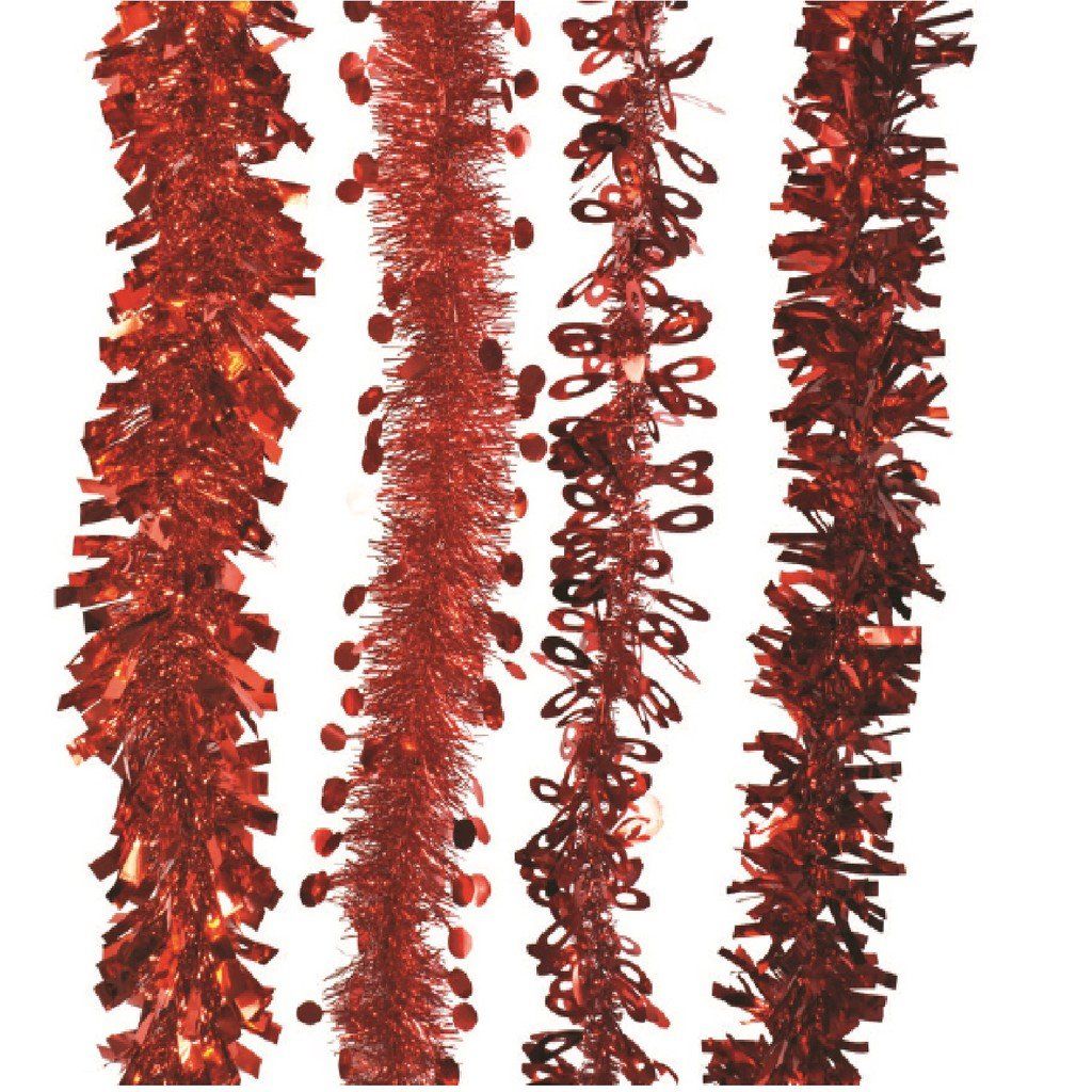 Dây Trang Trí Kim Tuyến Đỏ 2m UBL XB4091 Trang Trí Giáng Sinh