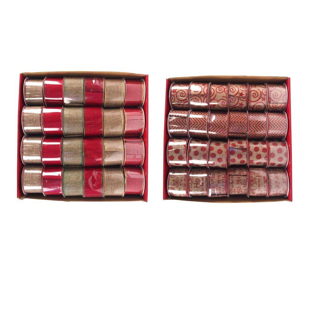 Ruy băng bằng vải bố lấp lánh 50mm X 2.7m Uncle Bills XA9794