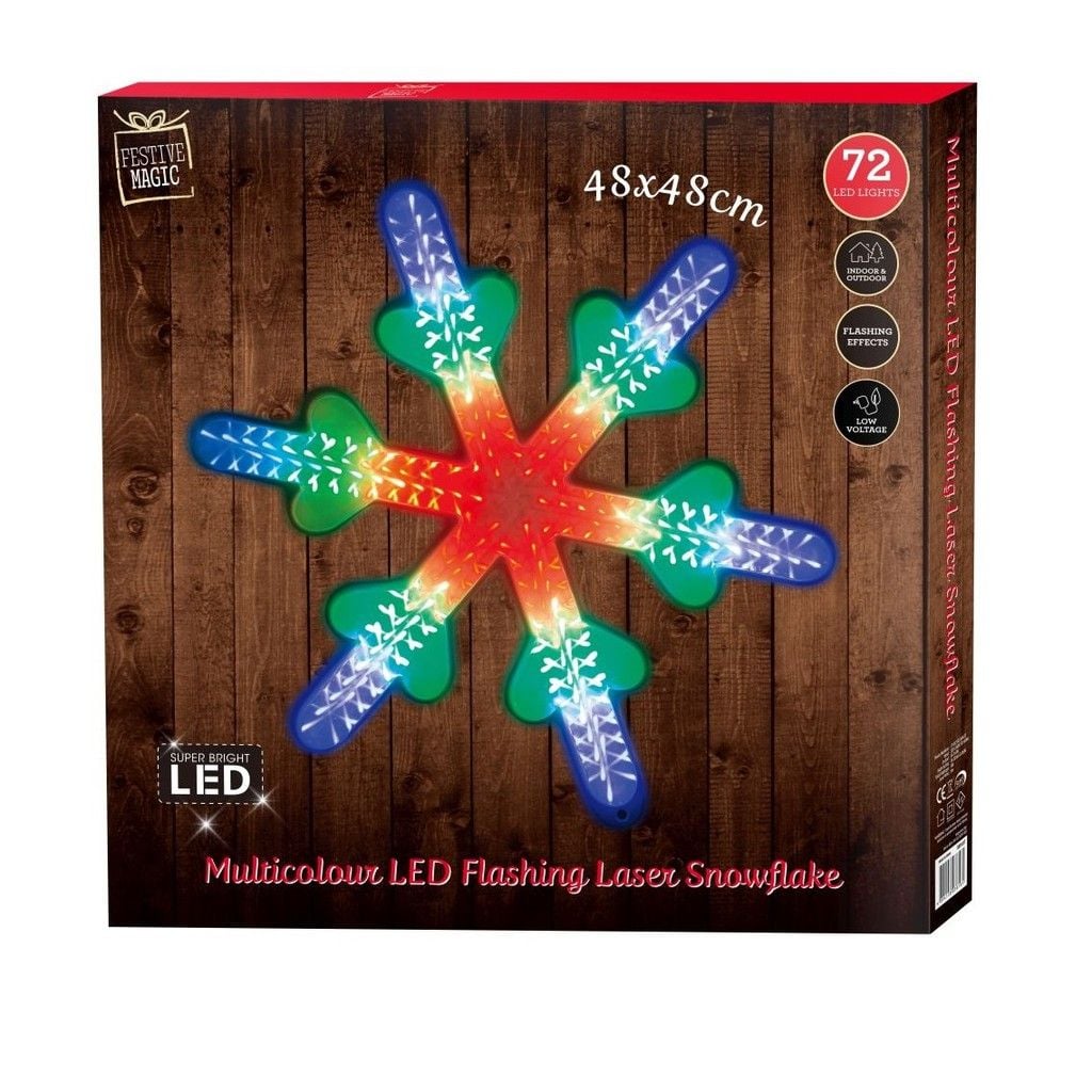 Đèn LED laser bông tuyết 48cm UBL XB1577 - Giao ngẫu nhiên