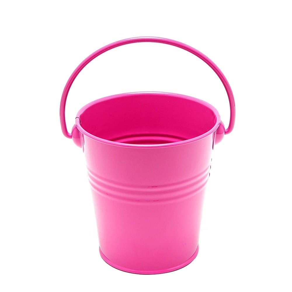 Party Painted Tin Bucket 11X11Cm