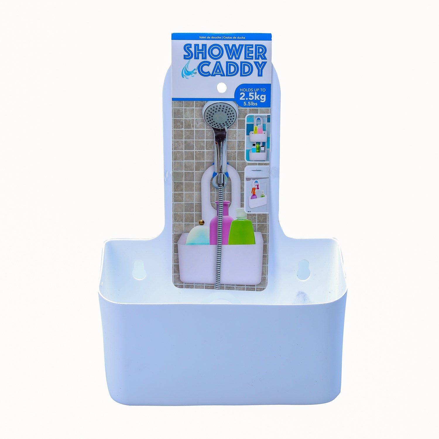 Shower Caddy Plastic 24X10X35Cm