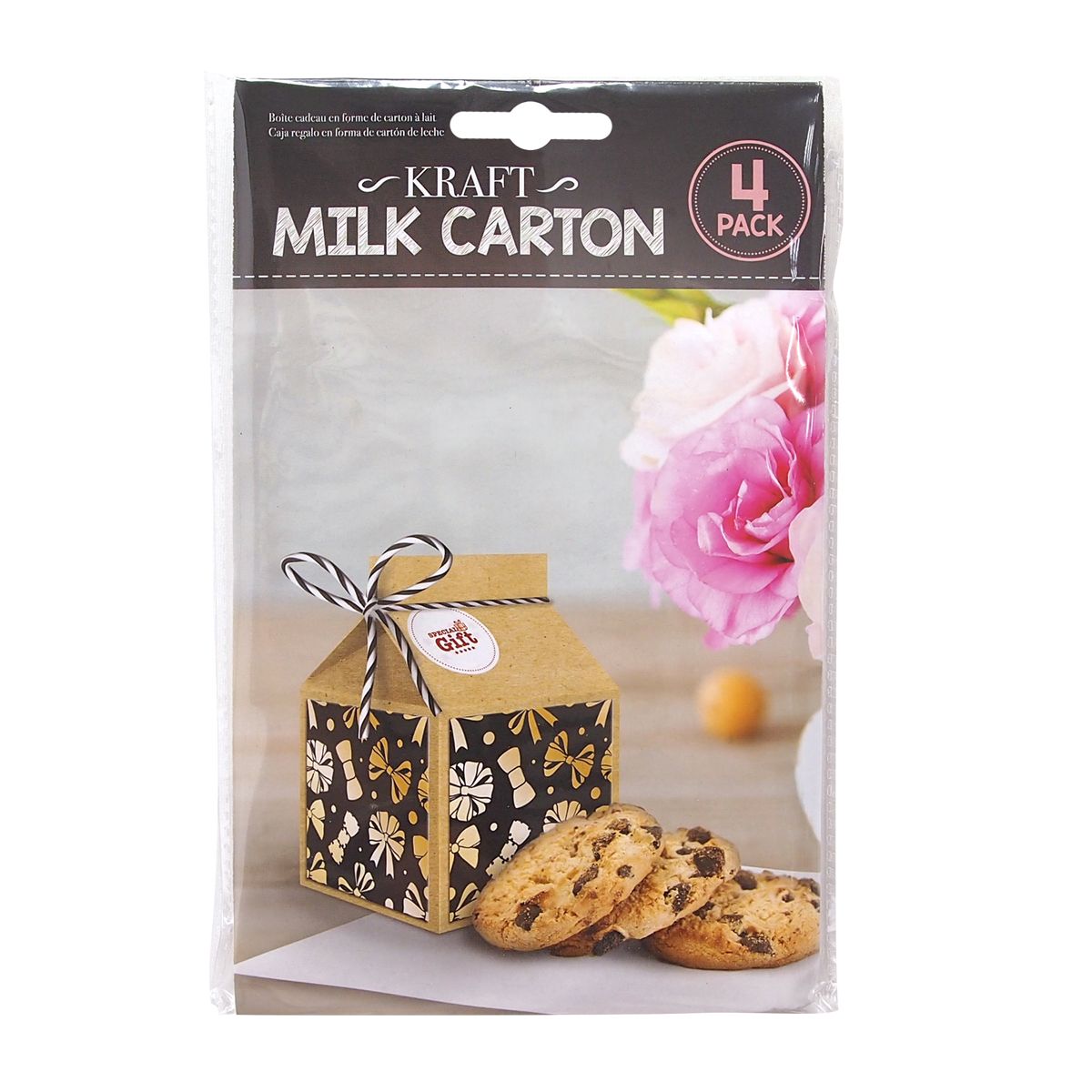 Milk Carton Giftbox 4Pk