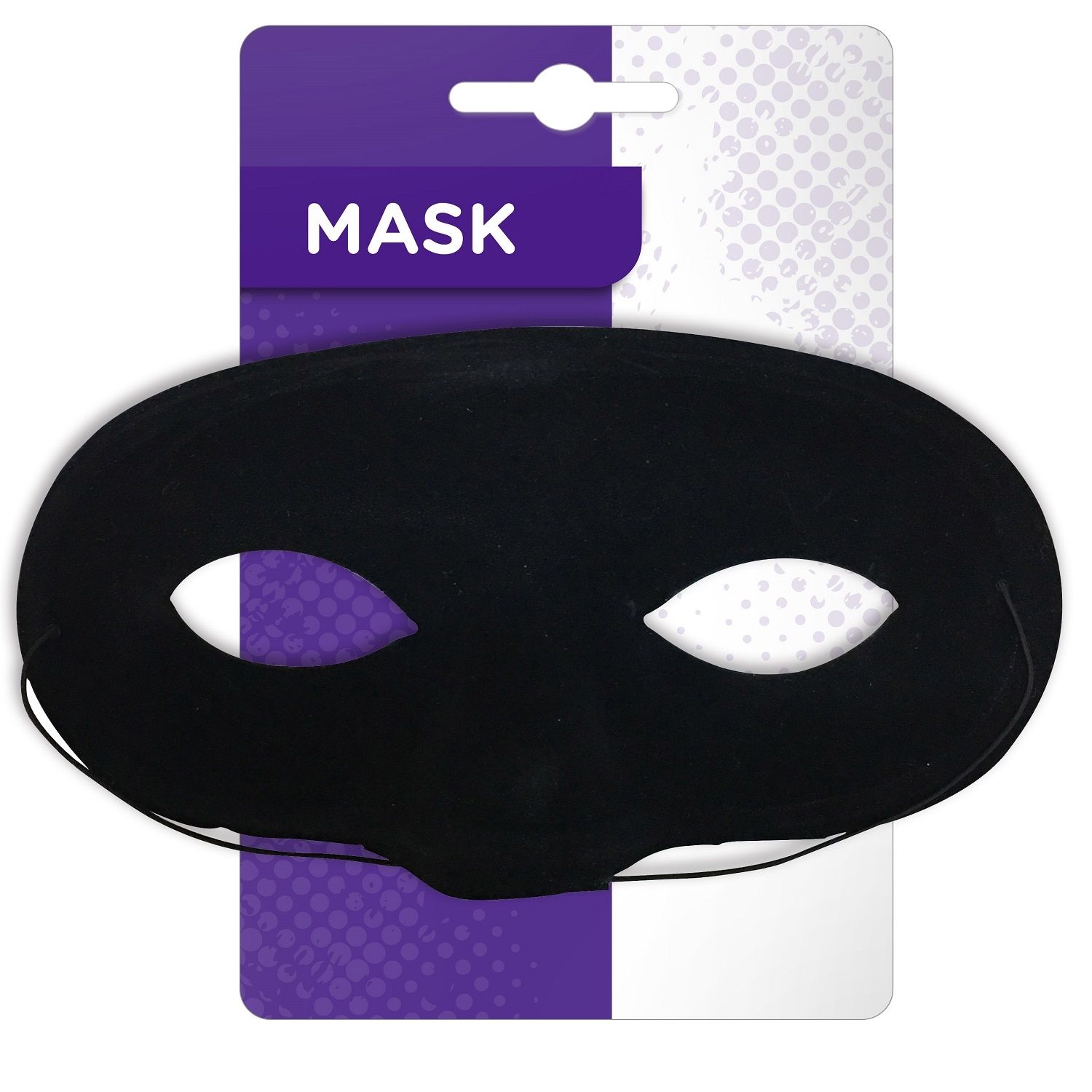 BANDIT EYE MASK   COATED WITH SOFT FUR