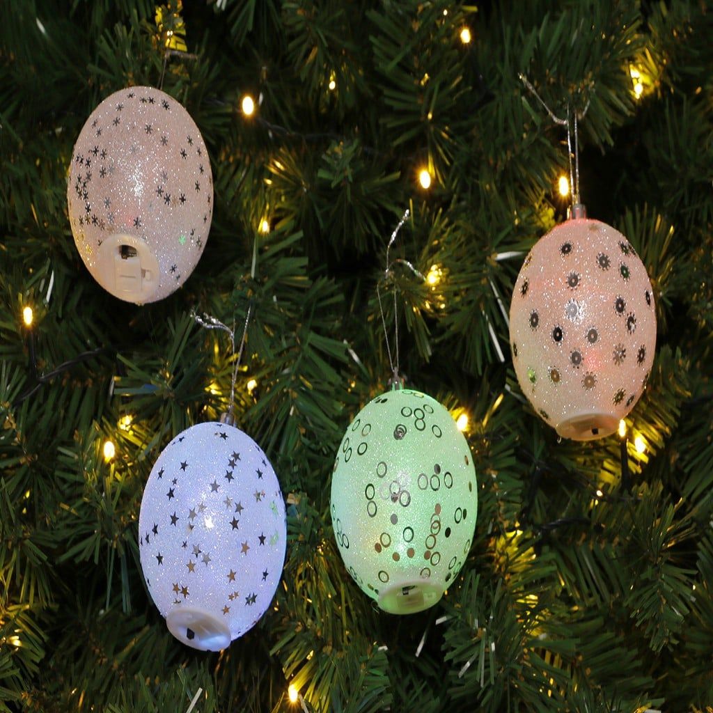 Đèn Thủy Tinh Phát Sáng 8cm UBL XB4542 Trang Trí Giáng Sinh