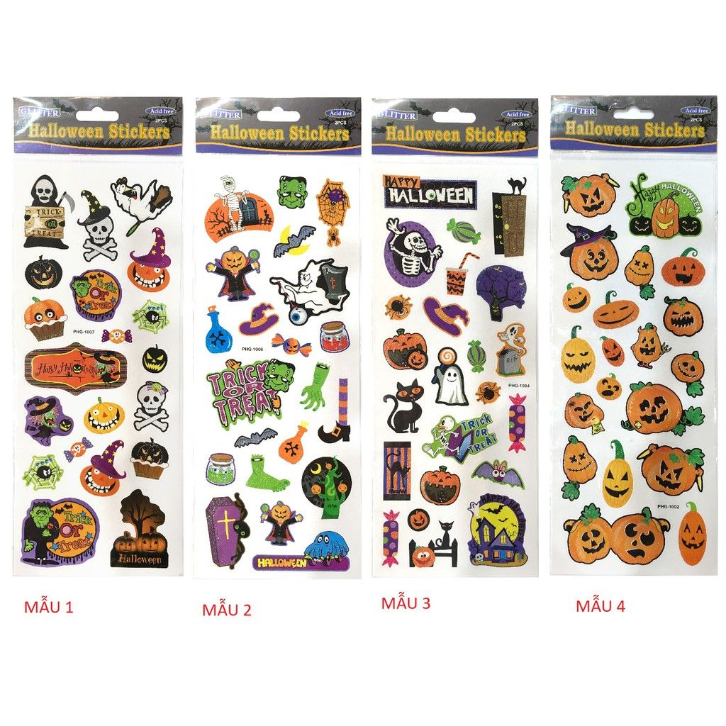 Nhãn Dán Halloween Uncle Bills UH00258