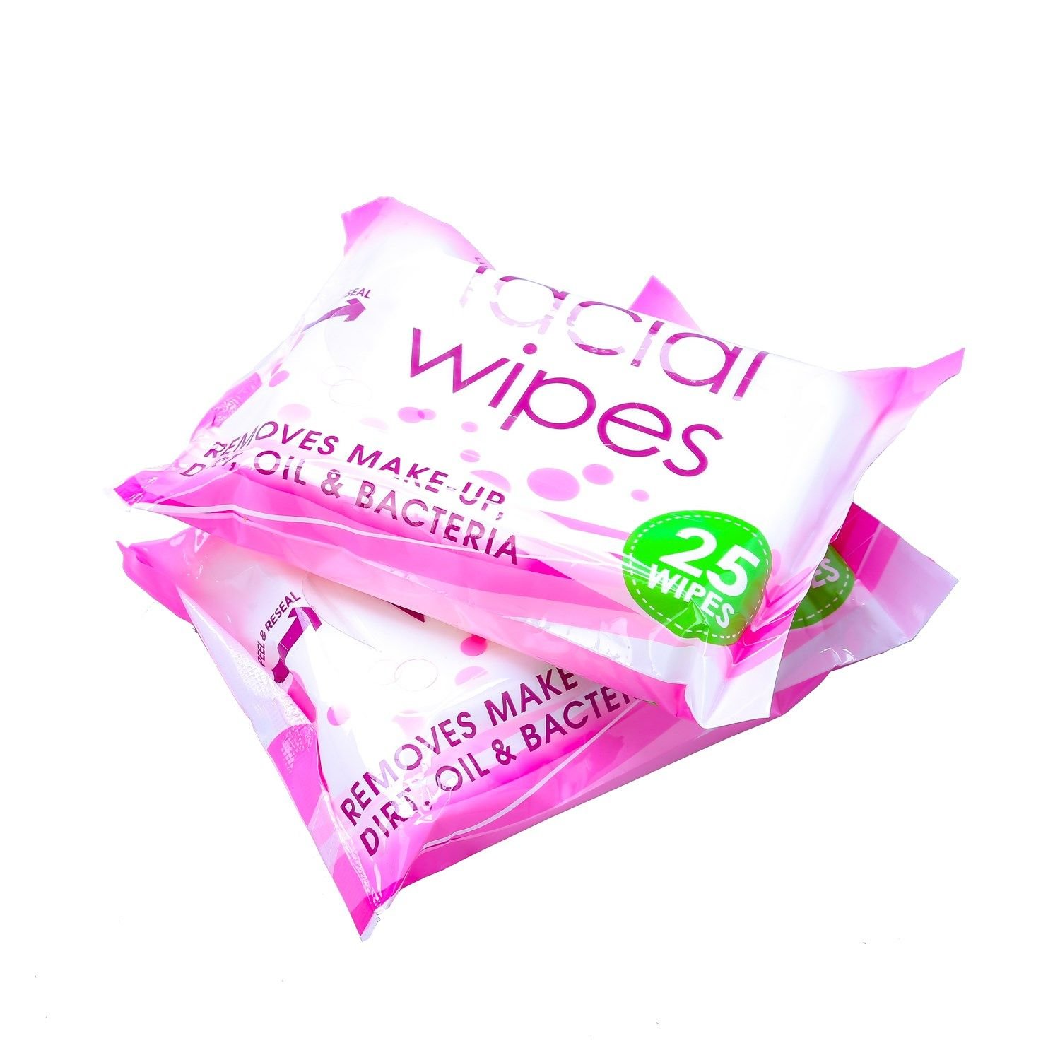 Facial Wipes 25Pc X 2Packs