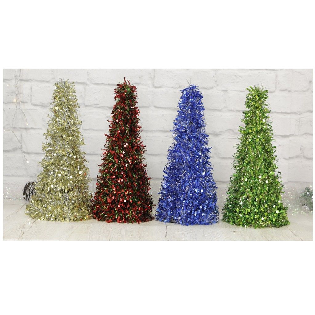 Chóp Nón Trang Trí Cây Thông 34cm 4 màu UBL XB4066 Trang Trí Giáng Sinh