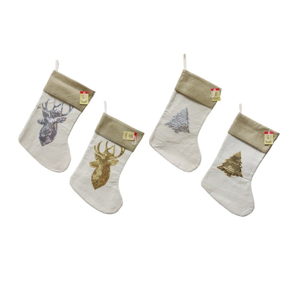 Vớ Cầu Vồng Sọc 43cm UBL XB2951 Phụ Kiện Hóa Trang Giáng Sinh