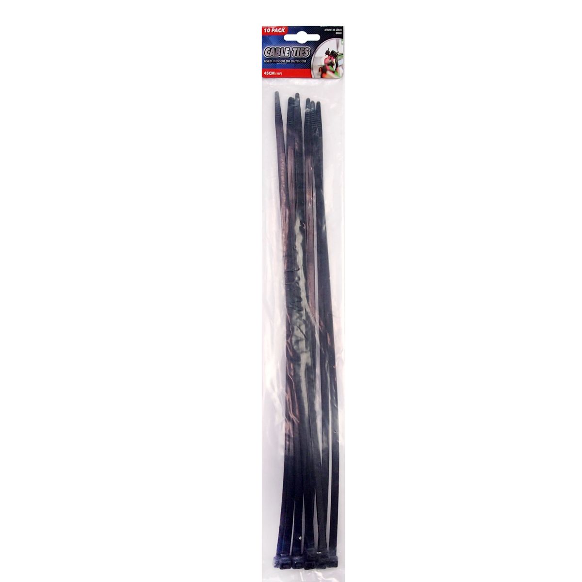 Cable Ties Lg 45Cm 10Pc