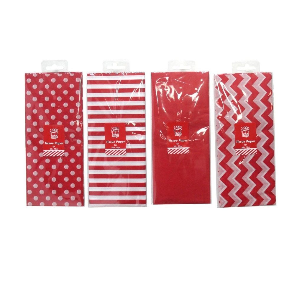 Khăn giấy màu đỏ/trắng 4 mẫu UBL XA9923
