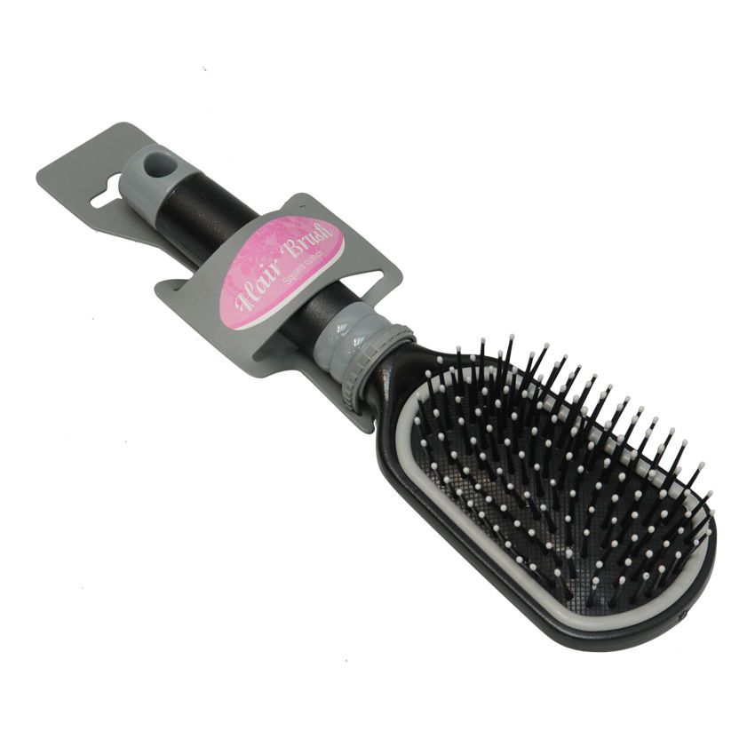 Hair Brush Square Cushion 23Cm