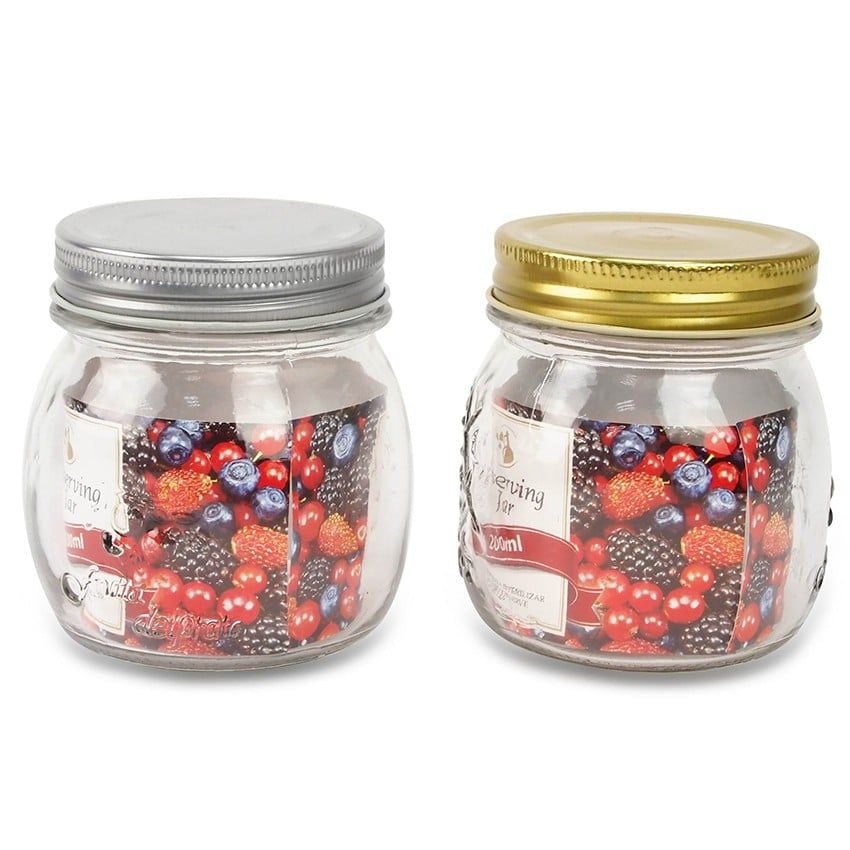 Hũ Thủy Tinh 200ml Bộ 2 Cái Uncle Bills KS0190