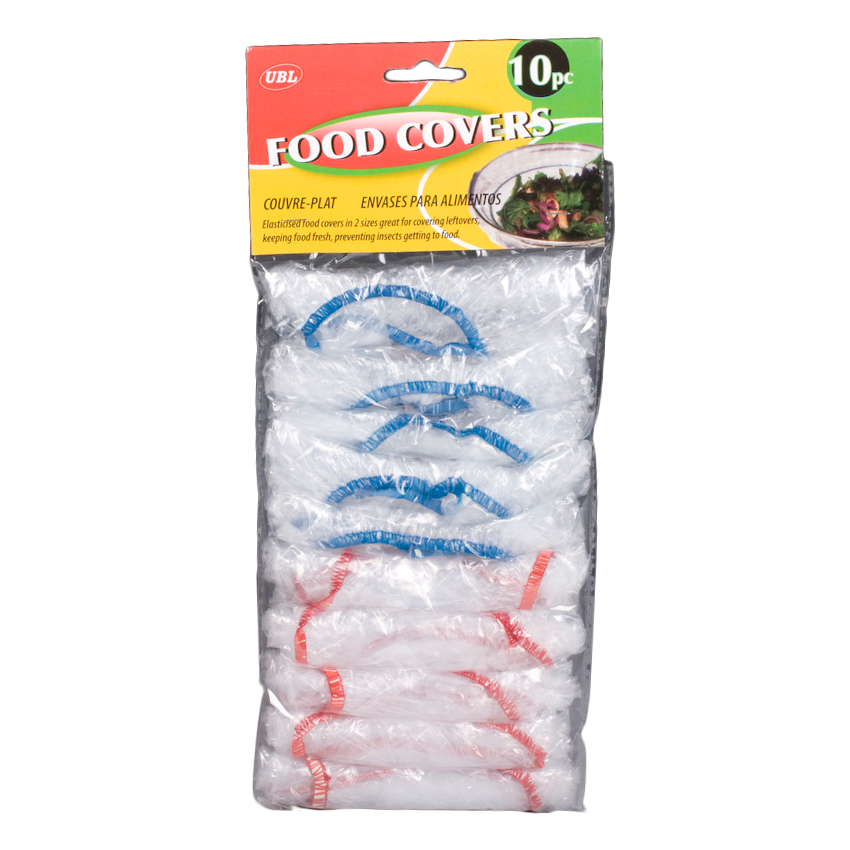 Food Cover Clear 2 Sizes 10Pk