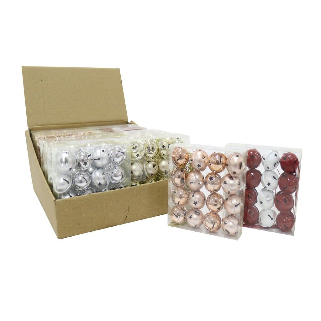 Chuông Treo Lấp Lánh 28cm 3 Loại UBL XB4056 Trang Trí Giáng Sinh