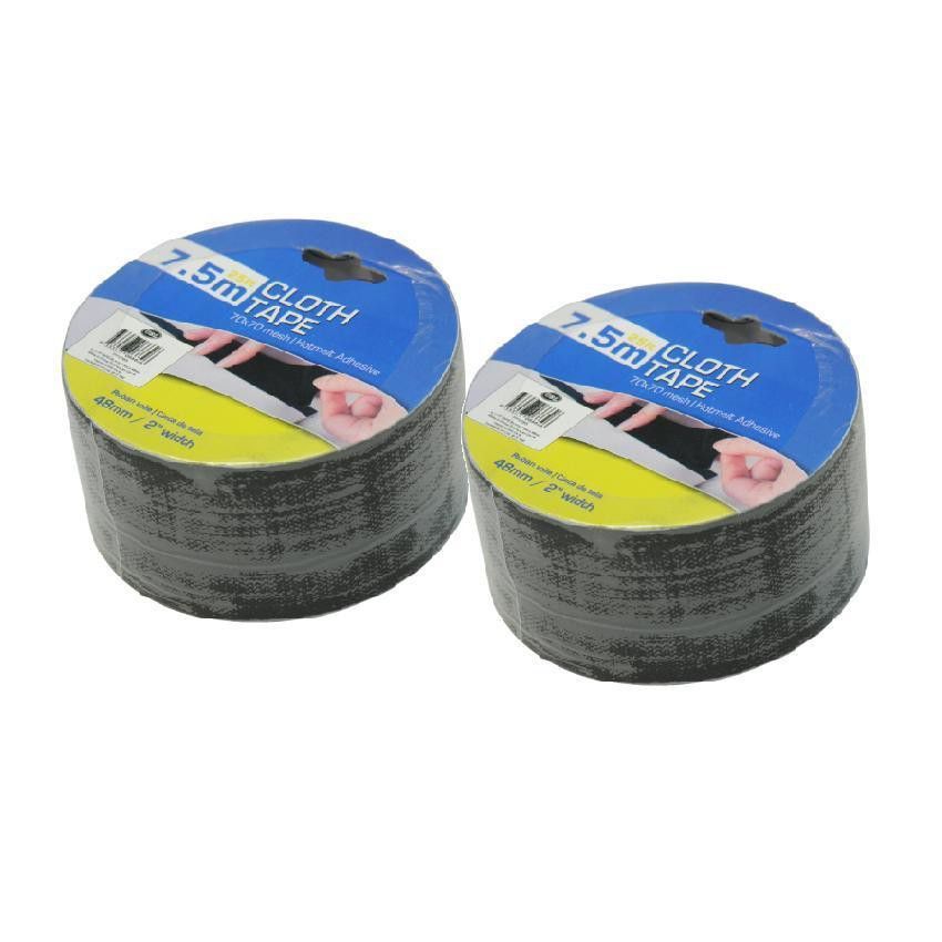 Băng Keo Polyester Màu Đen 7.5mmx48mm Bộ 2 Cuộn Uncle Bills HY0095