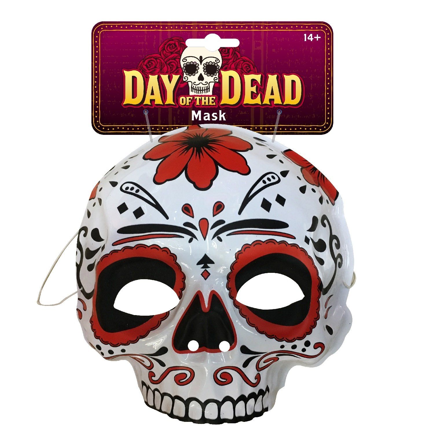 DAY OF THE DEAD BLISTER HALF MASK