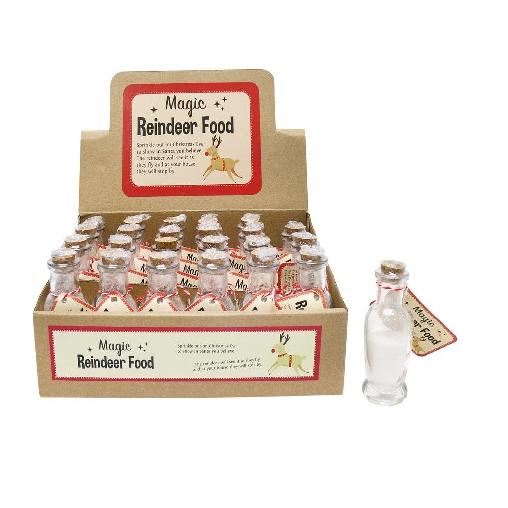 Hũ Thủy Tinh Đựng Đồ Ăn Magic Reindeer Food  UBL XB4313 Phụ Kiện Trang Trí Giáng Sinh