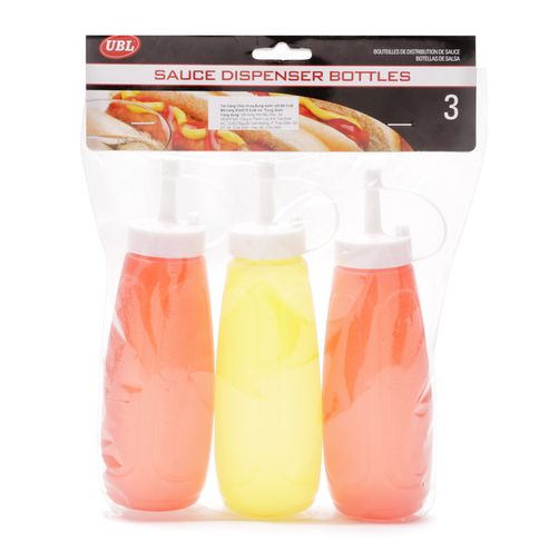 Sauce Bottle 3Pk