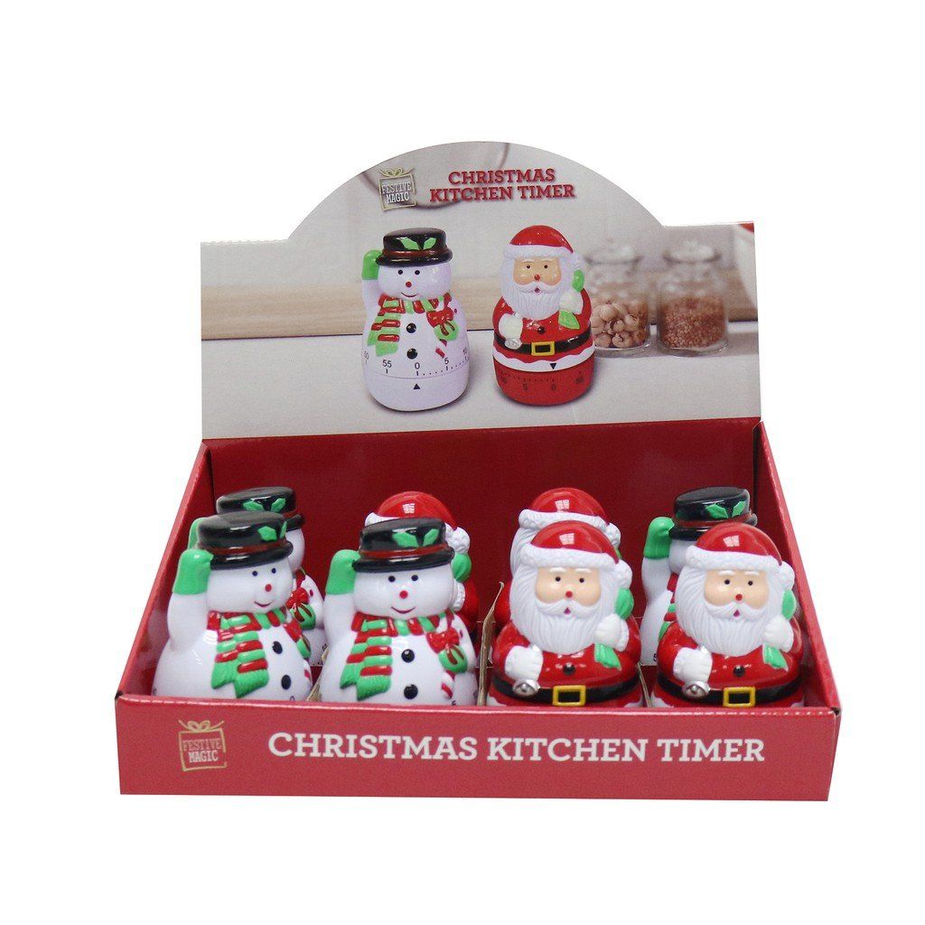 Đồng Hồ Hẹn Giờ Nấu Ăn 9cm UBL XB4511 Trang Trí Giáng Sinh