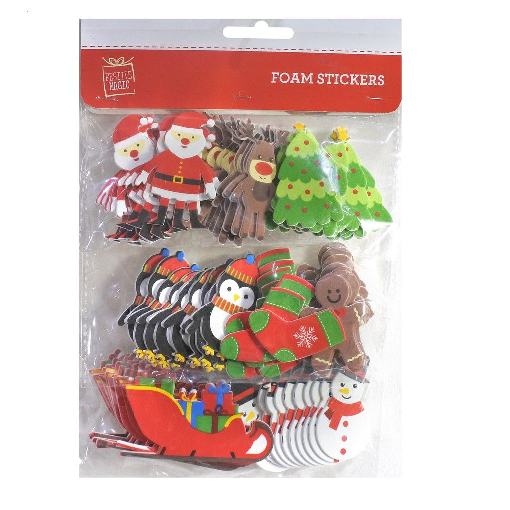 Sticker Xốp Nhân Vật UBL XB4794 Sticker Trang Trí Giáng Sinh