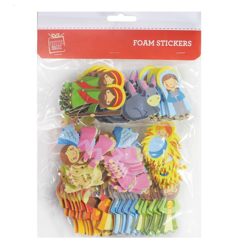 Sticker Xốp Giáng Sinh UBL XB4795 Sticker Trang Trí Giáng Sinh