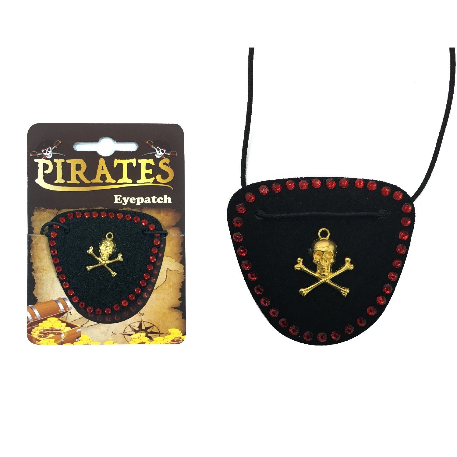 LADY PIRATE EYEPATCH 2 ASSORTED