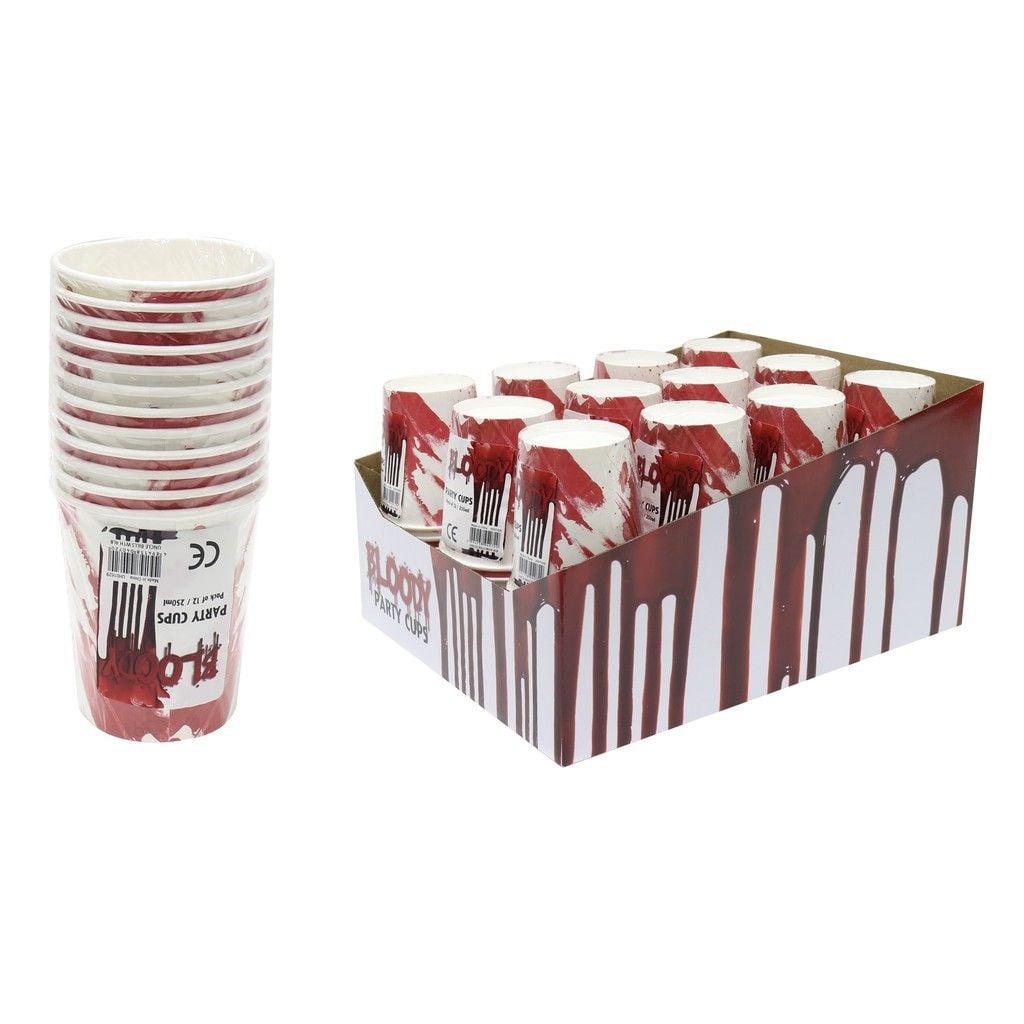 Cốc Giấy Ăn Tiệc 250ml- Bộ 12 Cốc Halloween UBL UH01629