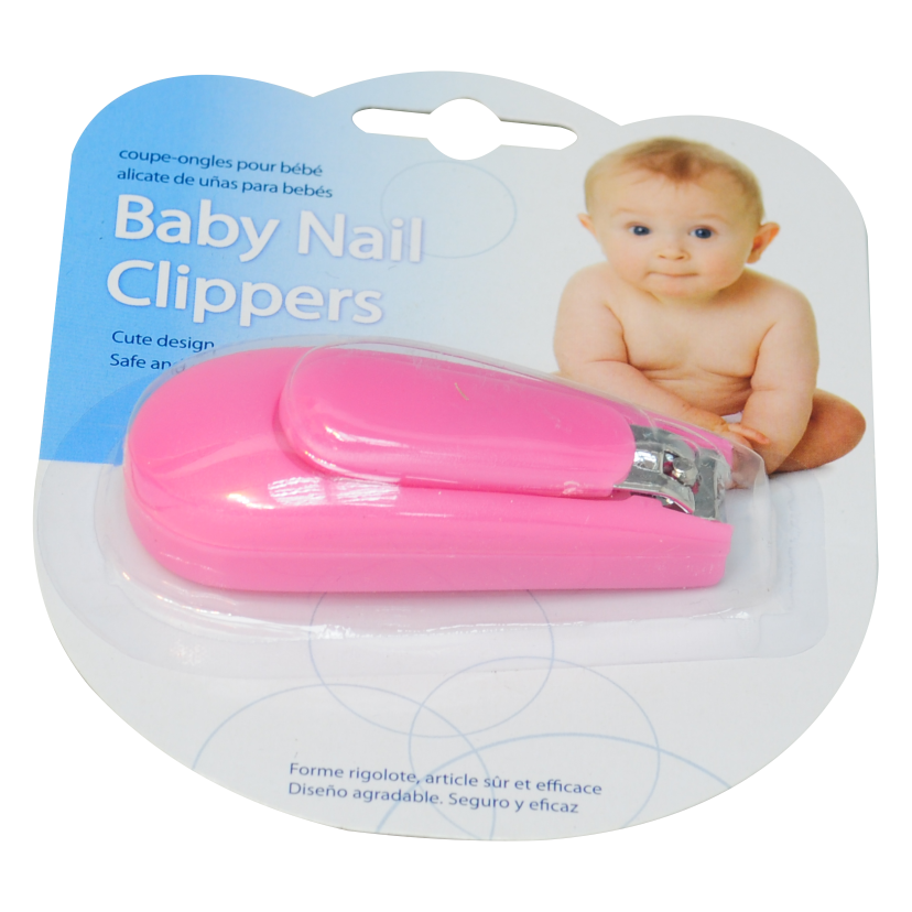 Baby Nail Clipper W/Catcher 2Asst