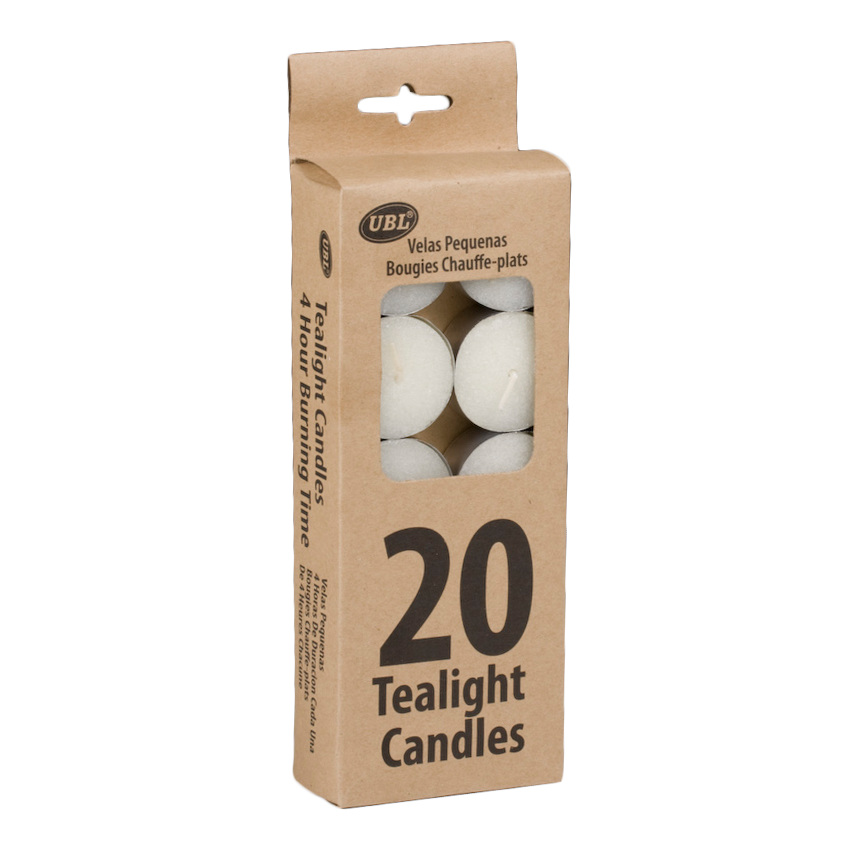 Candle Tea Light 14G 20Pk