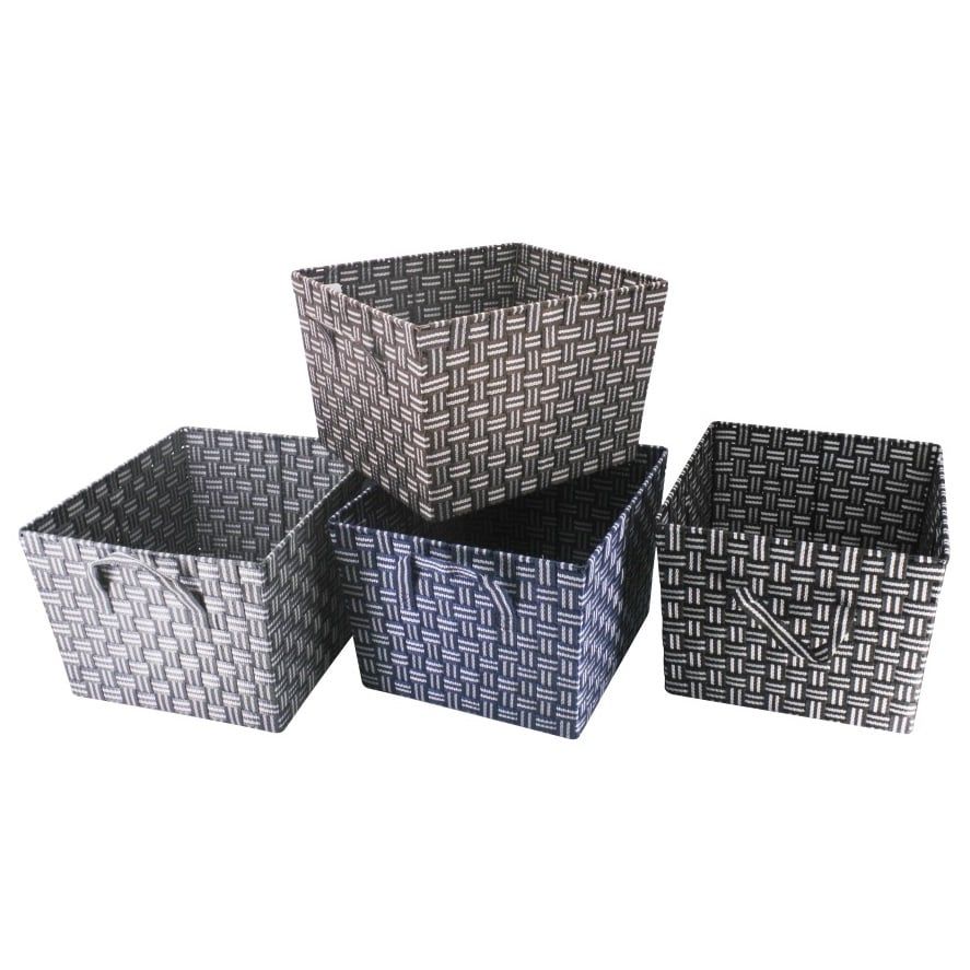 STORAGE BASKET 38X33X25CM 4 COL