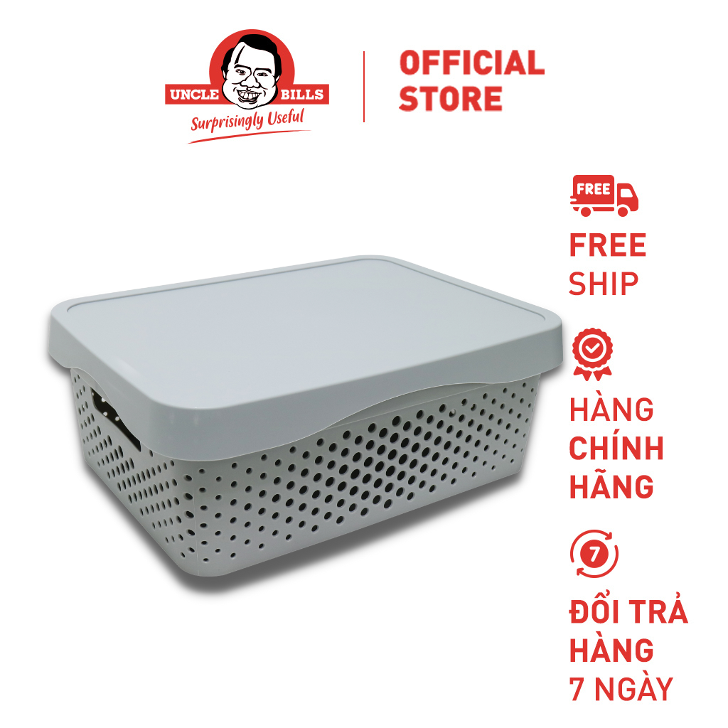 Giỏ Đựng Đồ Có Nắp Uncle Bills 36X27X13CM US3310