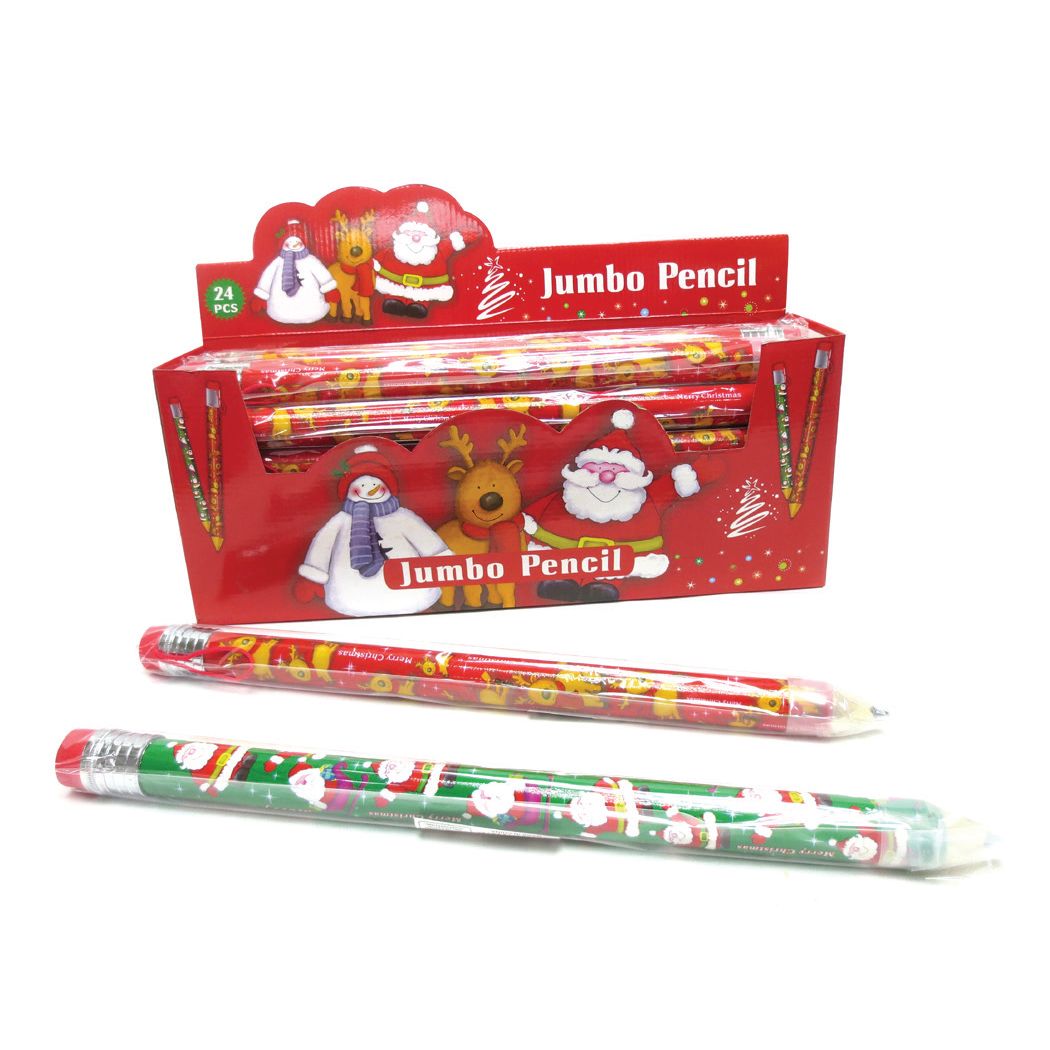 JUMBO PENCIL 40cm W/ERASER 2asst Uncle Bills XA3729