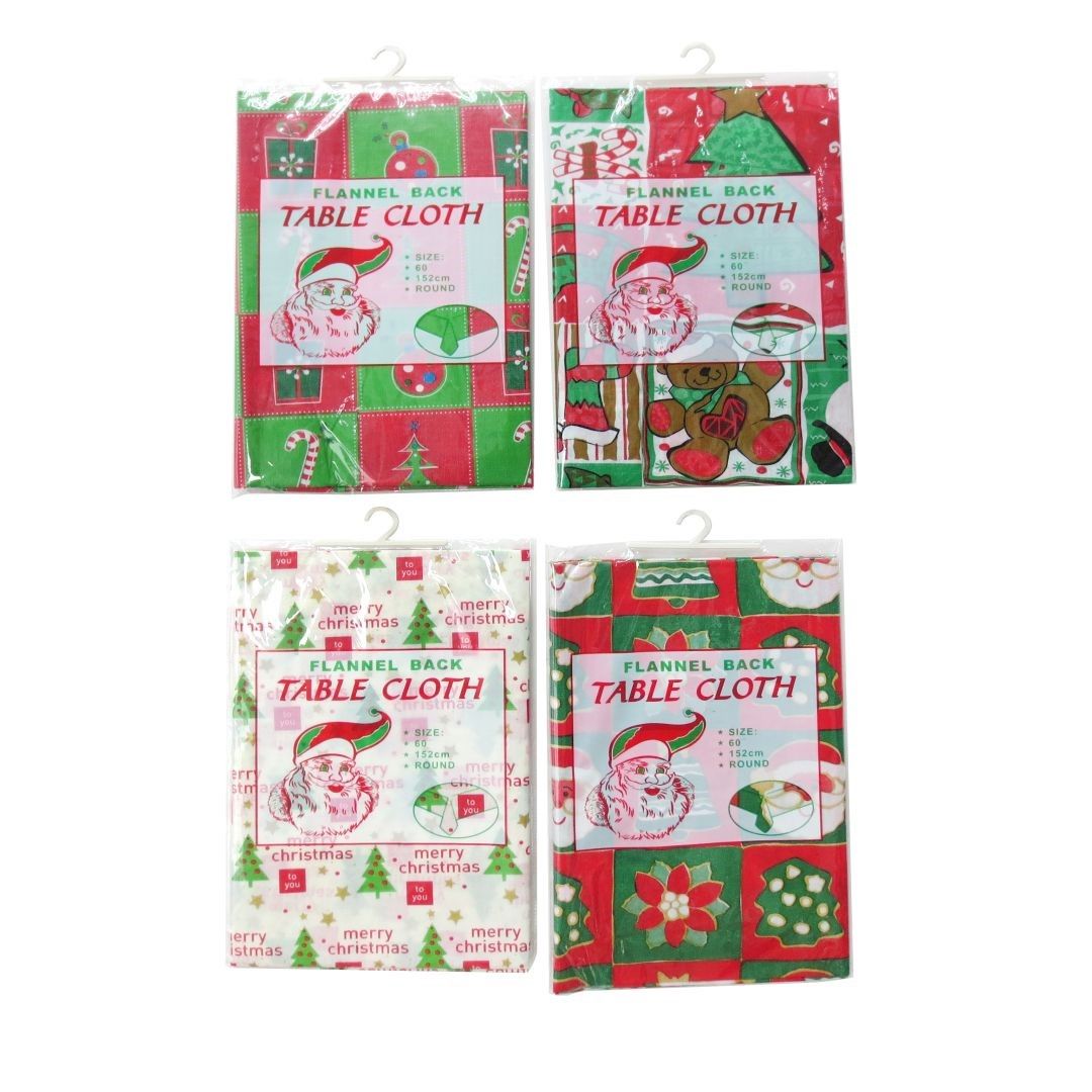 Tablecloth Vinyl 152Cm Round Uncle Bills XA3778