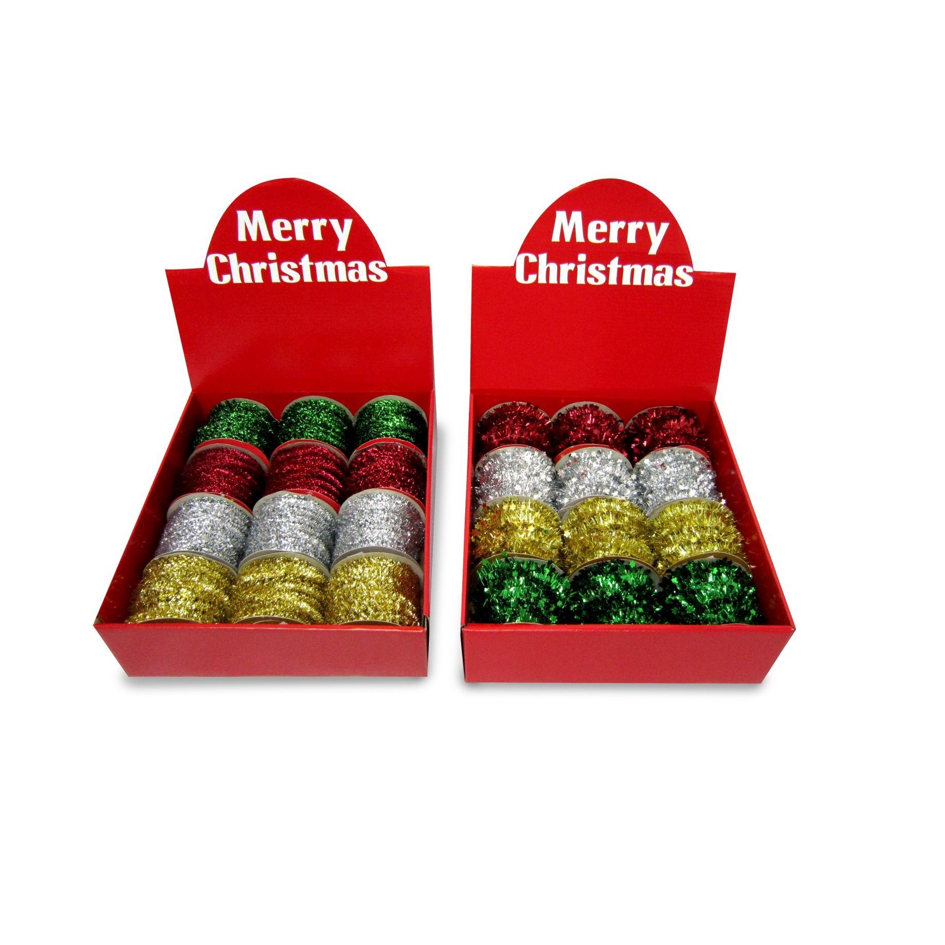 Tinsel Garland Spool 2.7m 2asst Uncle Bills XA3854