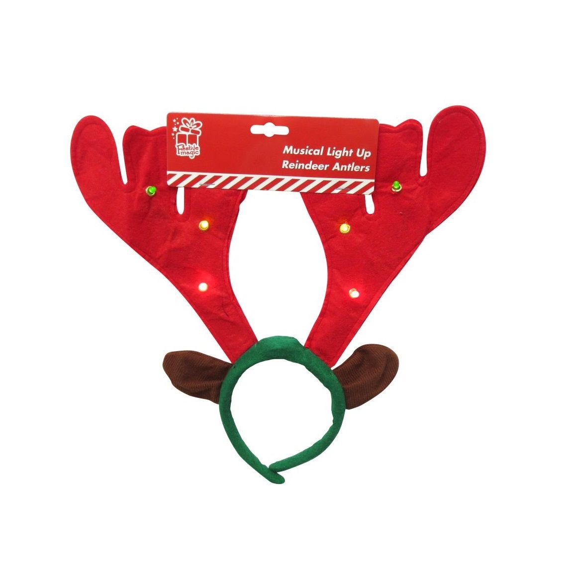 Reindeer Antlers 6 Multi LED Uncle Bills XA4730