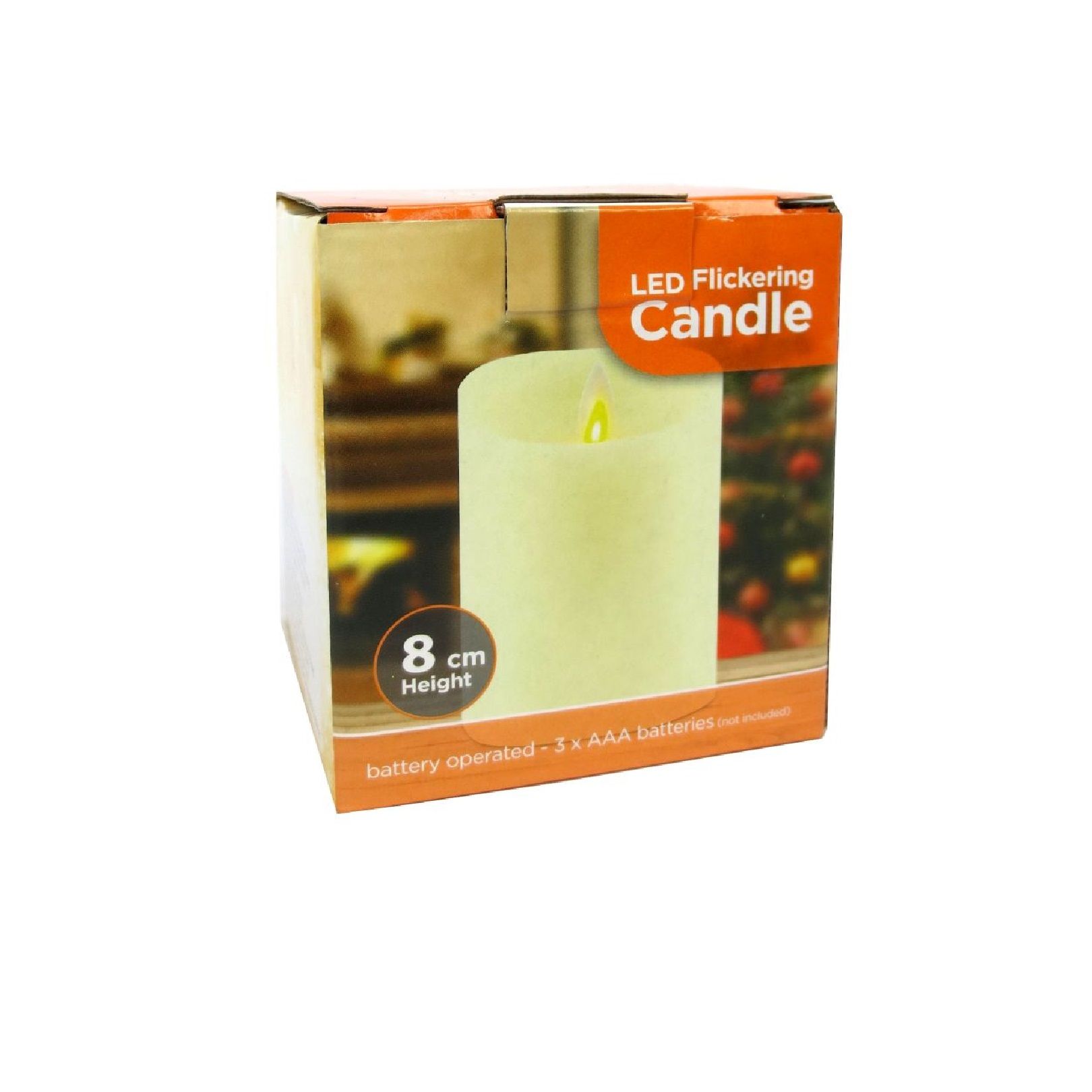 LED Dancing Candle Flameless 8cm Uncle Bills XA8390