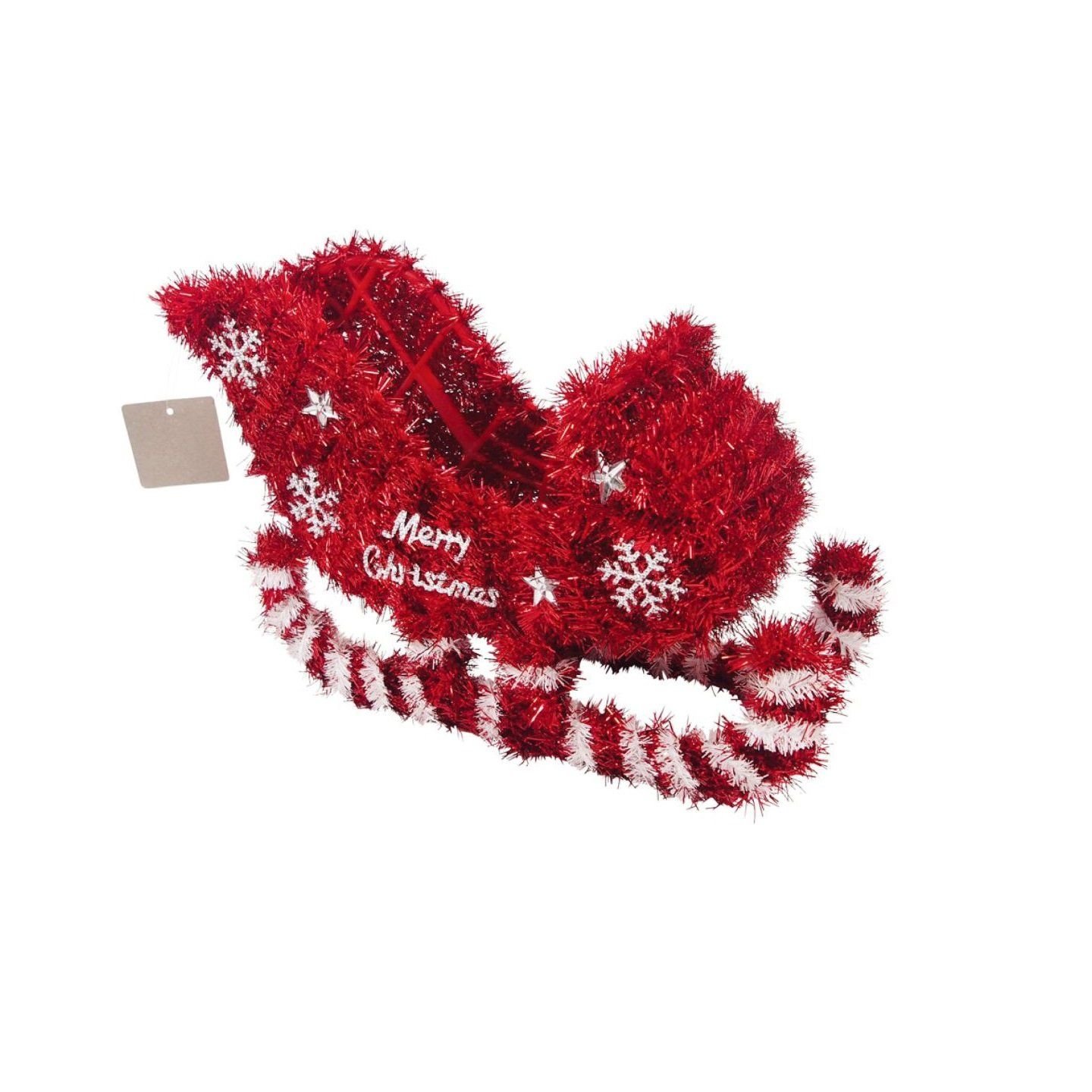 Tinsel Sleigh 32.5x23.5cm with Deco Uncle Bills XB0899
