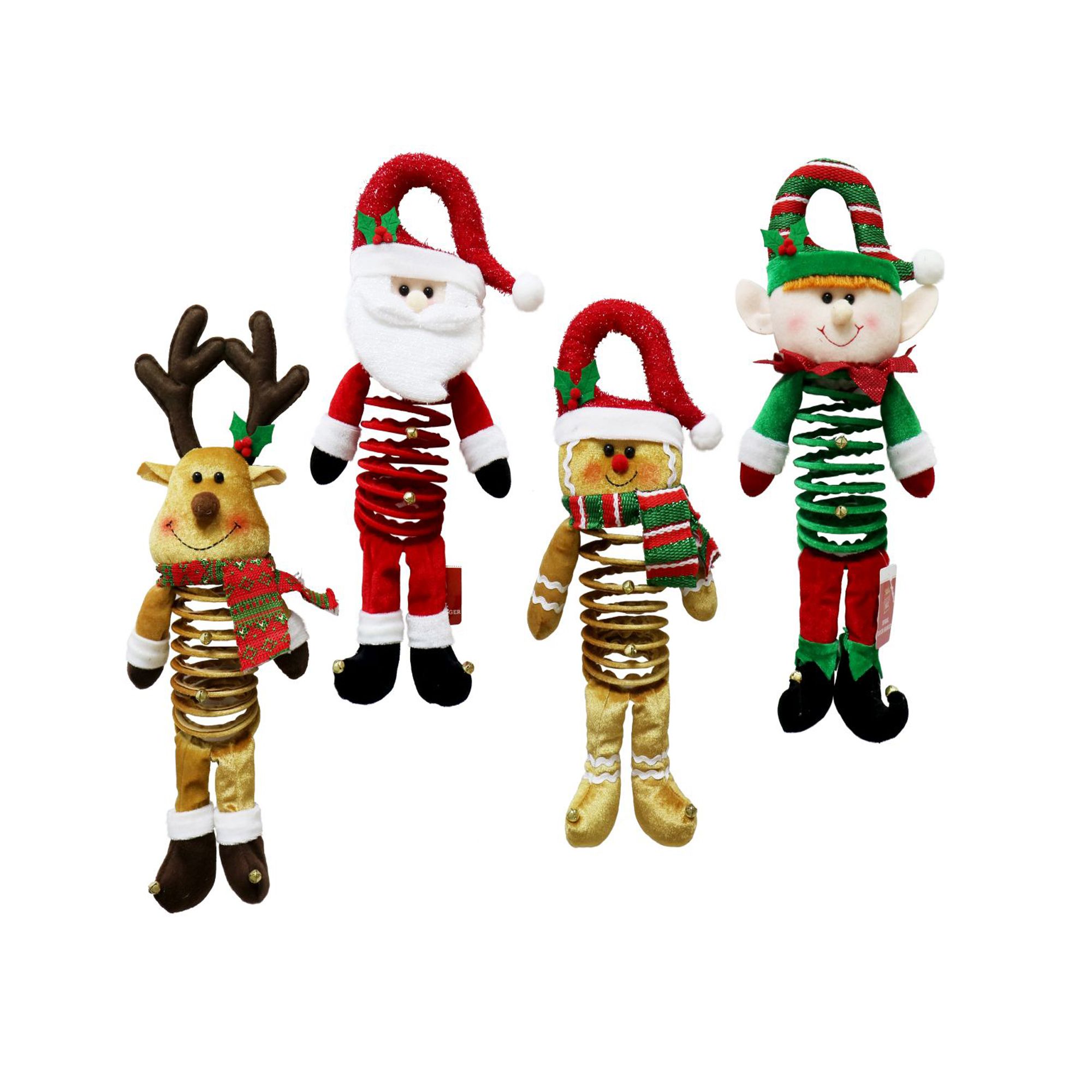 DOOR HANGER SPIRAL CHARACTER 40cm 4asst Uncle Bills XB1294