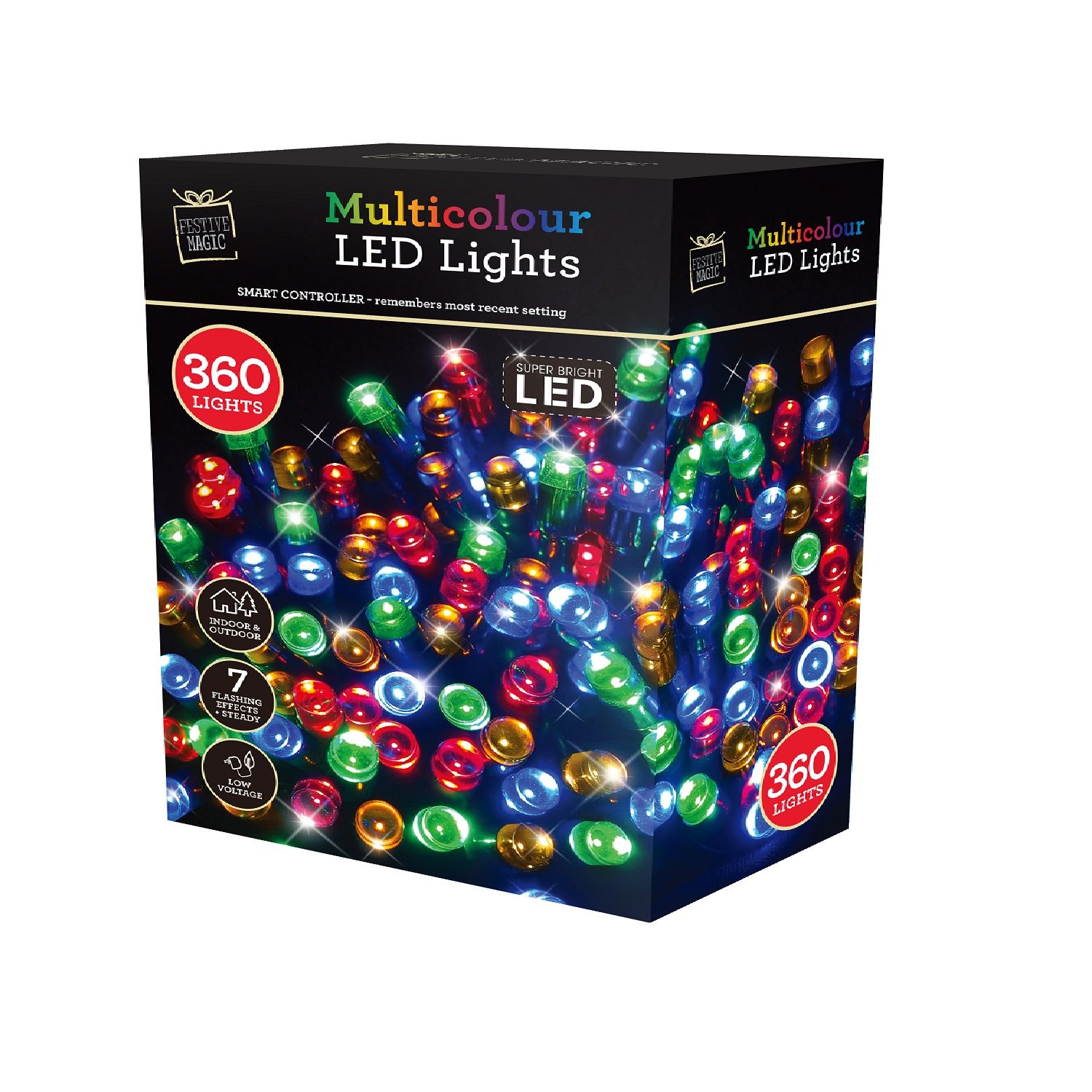 LEDS FLASHING MULTI 360pc Uncle Bills XB3441